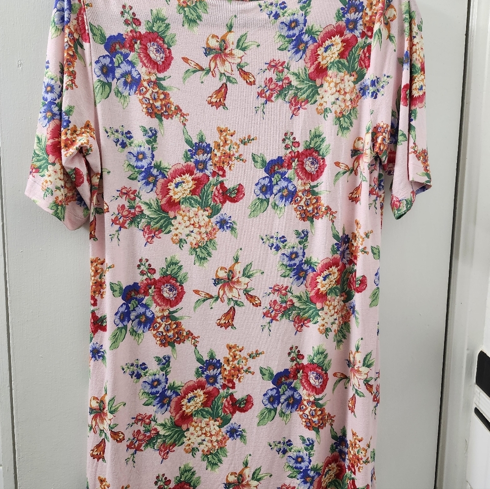 Floral Print Short Sleeve Top